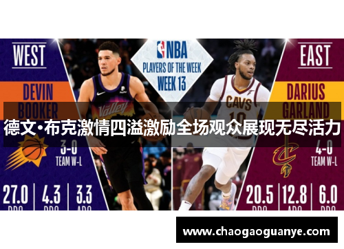 德文·布克激情四溢激励全场观众展现无尽活力